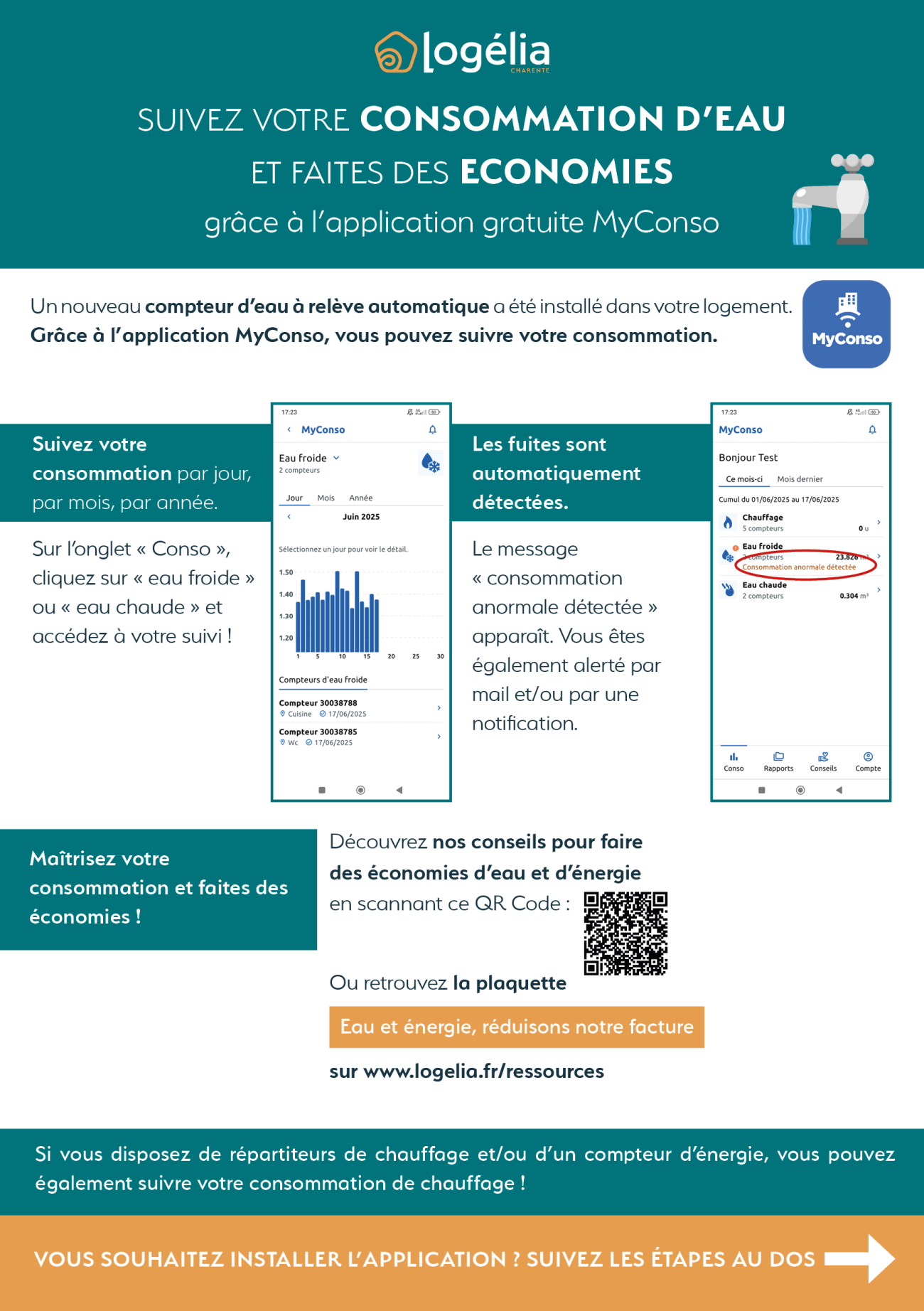 Flyer application MyConso